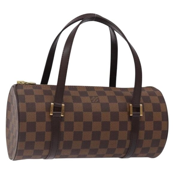 LOUIS VUITTON Damier Ebene Papillon 26 Hand Bag M51304 LV Auth BA4070V - Picture 1 of 16